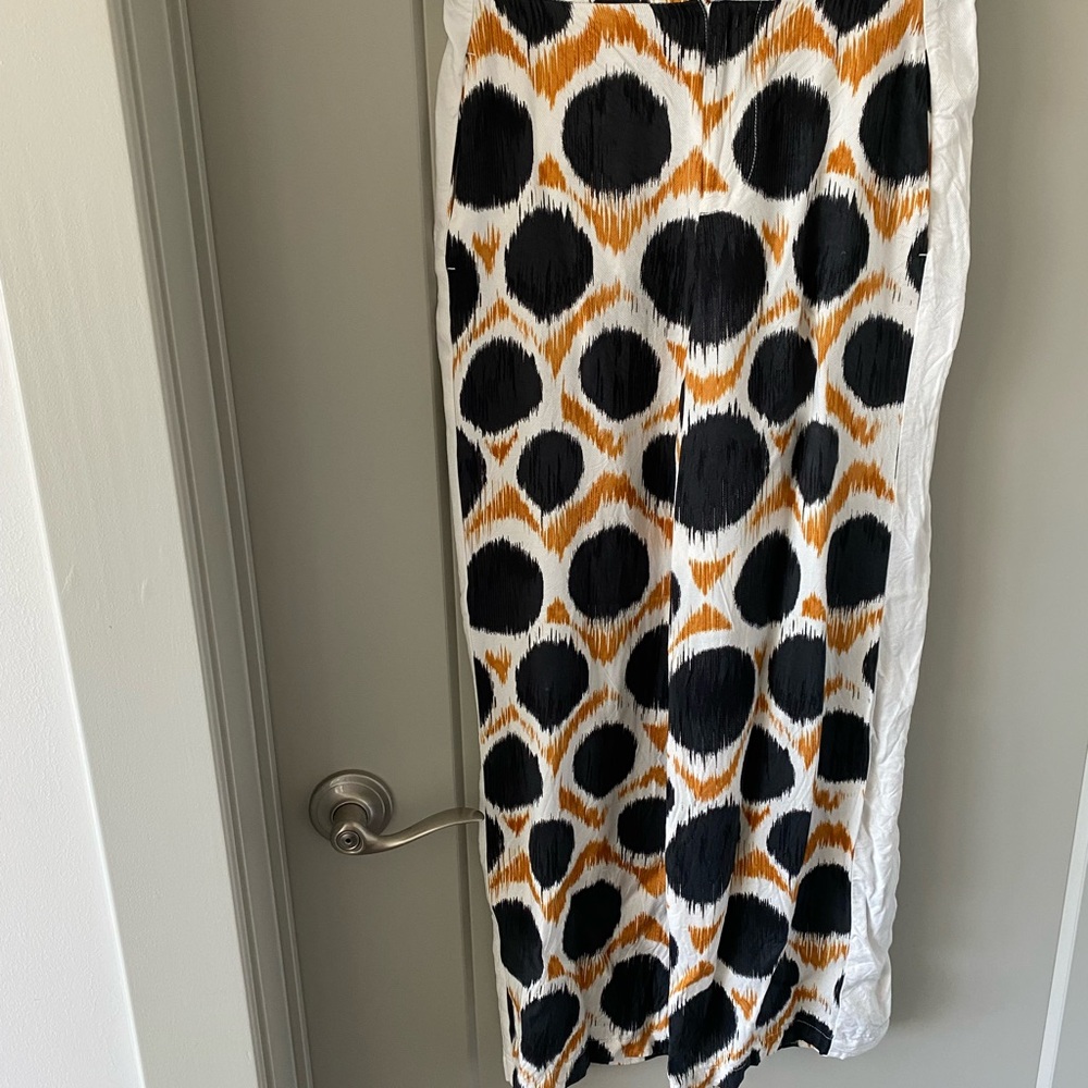 Silk pants with zipper and side pockets (Ankle length)